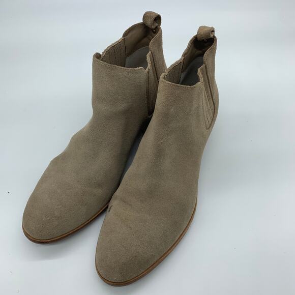 Michael Kors Suede Leather Boots Women Size 9M Ankle Bootie - Picture 5 of 14